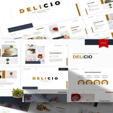 Delicious Gourmet PowerPoint Templates 103422