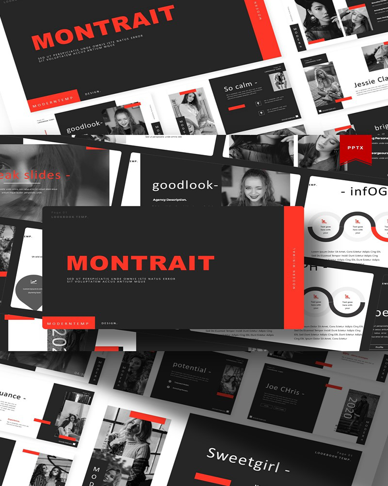 Montrait | PowerPoint template