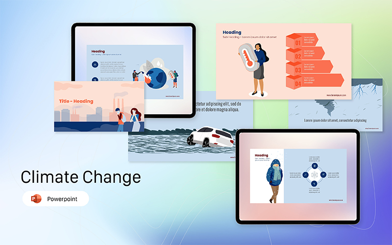 Climate Change PowerPoint template