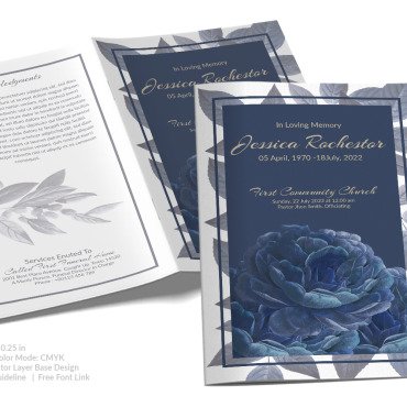 Funeral Memorial Corporate Identity 103478