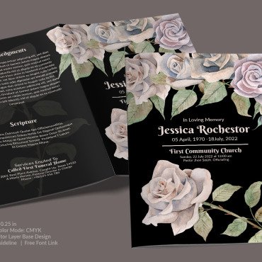 Funeral Memorial Corporate Identity 103483