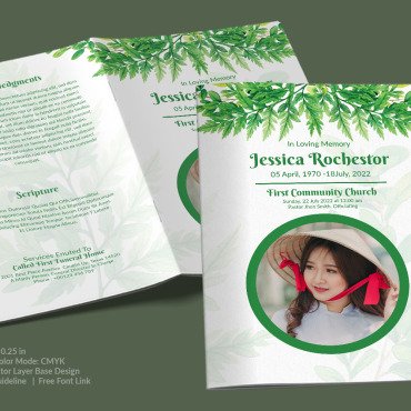 Funeral Memorial Corporate Identity 103486