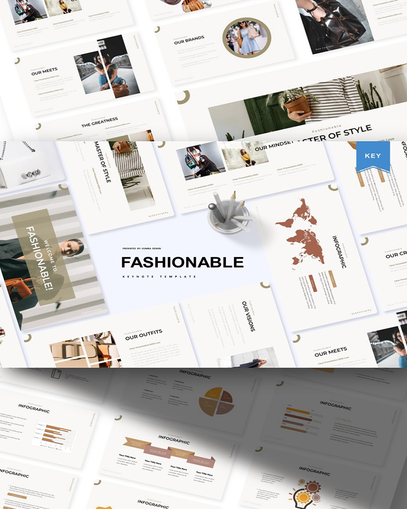 Fashionable - Keynote template