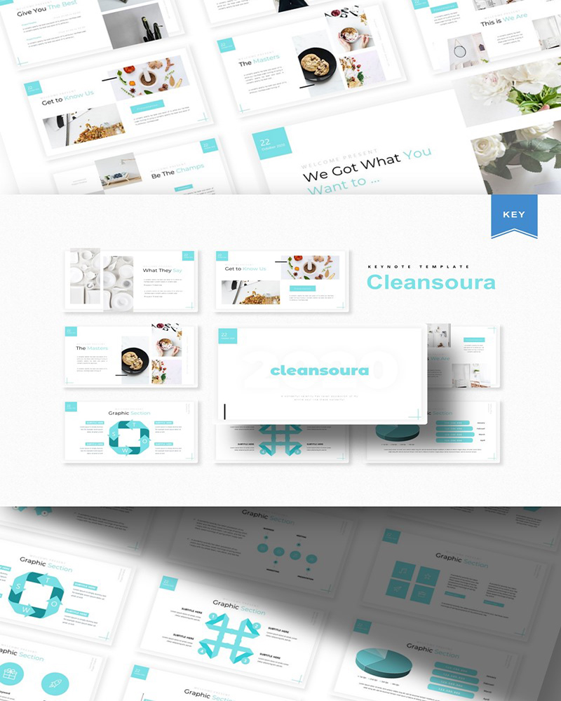Cleansoura - Keynote template