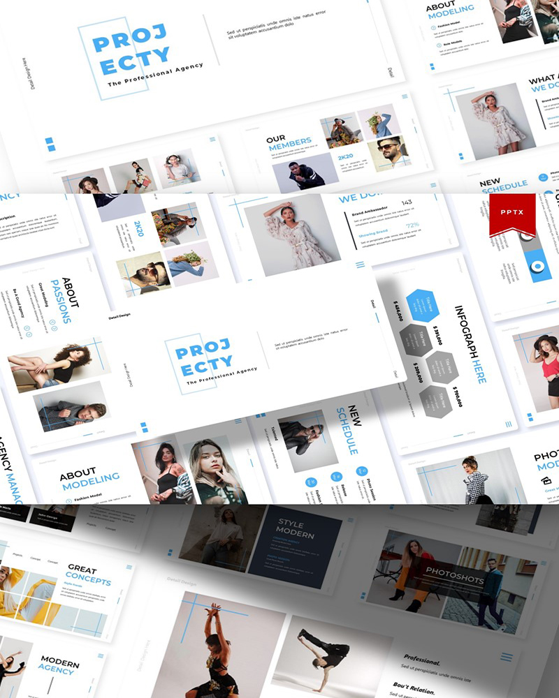 Projecty | PowerPoint template