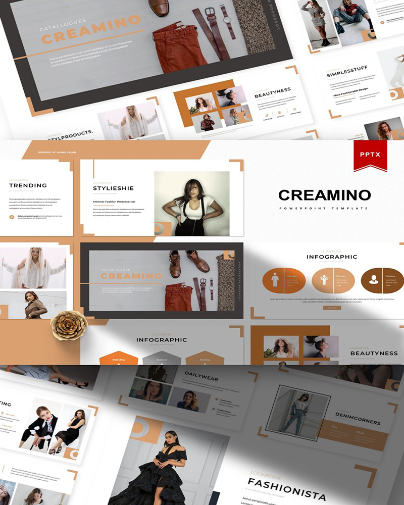 Creamino | PowerPoint template