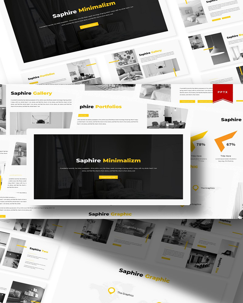 Saphire | PowerPoint template