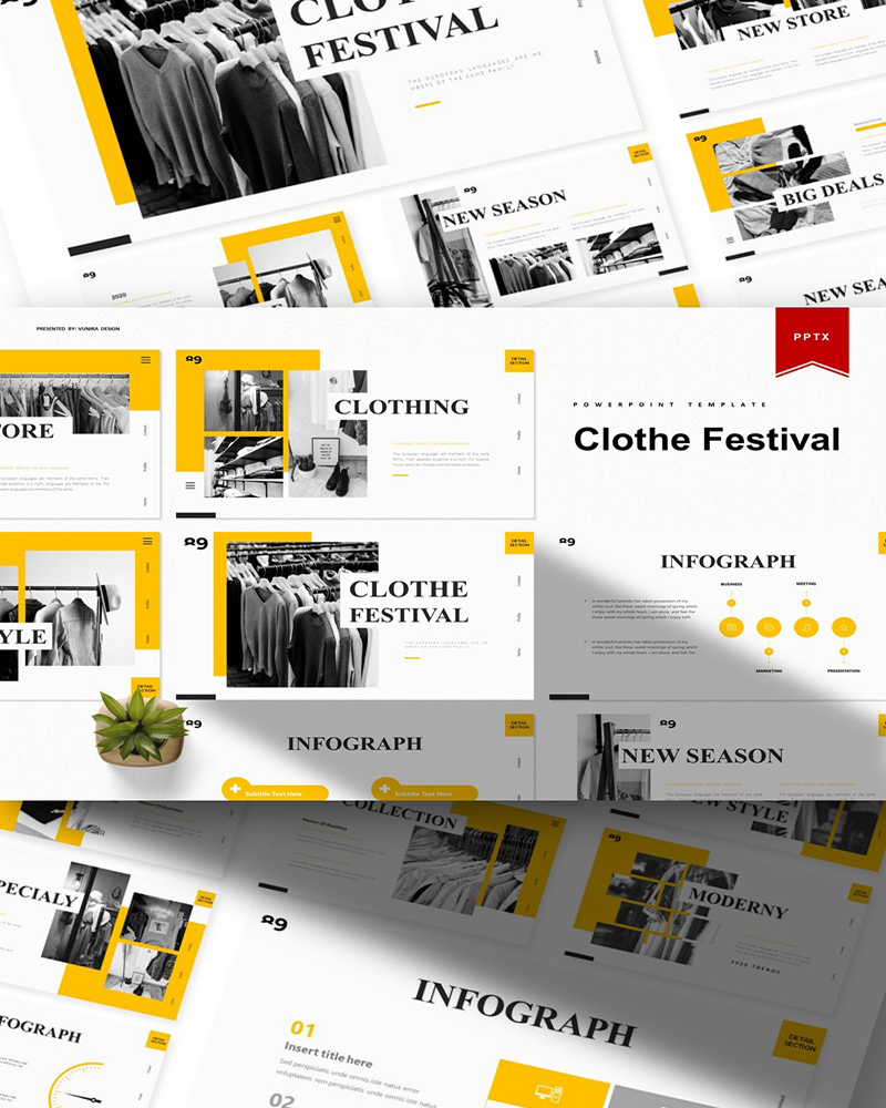 Clothe Festival | PowerPoint template