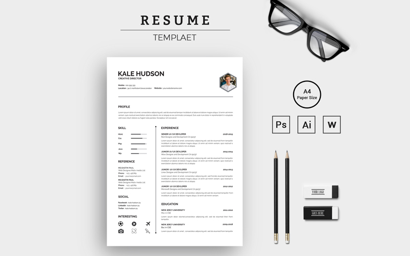 Creative Minimalist Resume Template