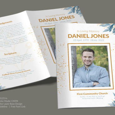 Funeral Memorial Corporate Identity 103828