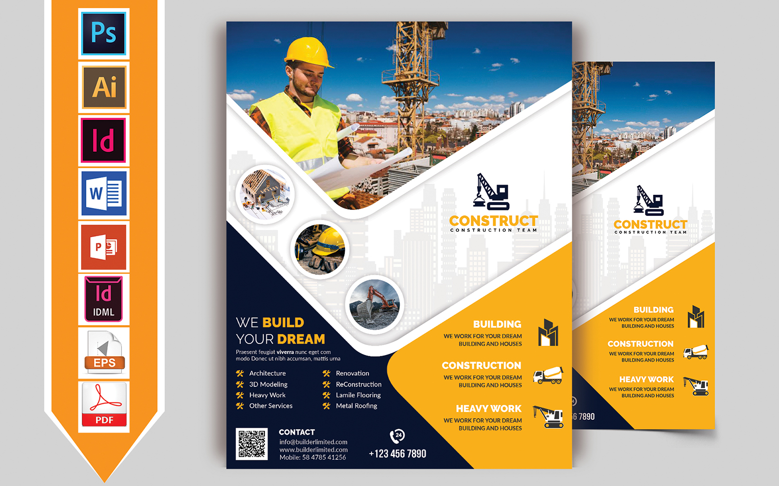 Construction Flyer Vol-09 - Corporate Identity Template