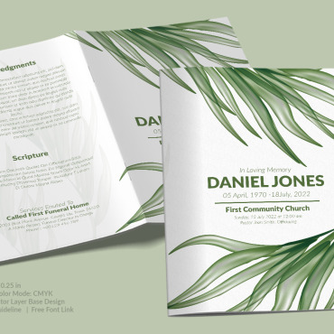 Funeral Memorial Corporate Identity 103860