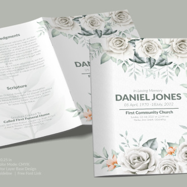 Funeral Memorial Corporate Identity 103861