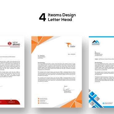 Template Design Corporate Identity 103871