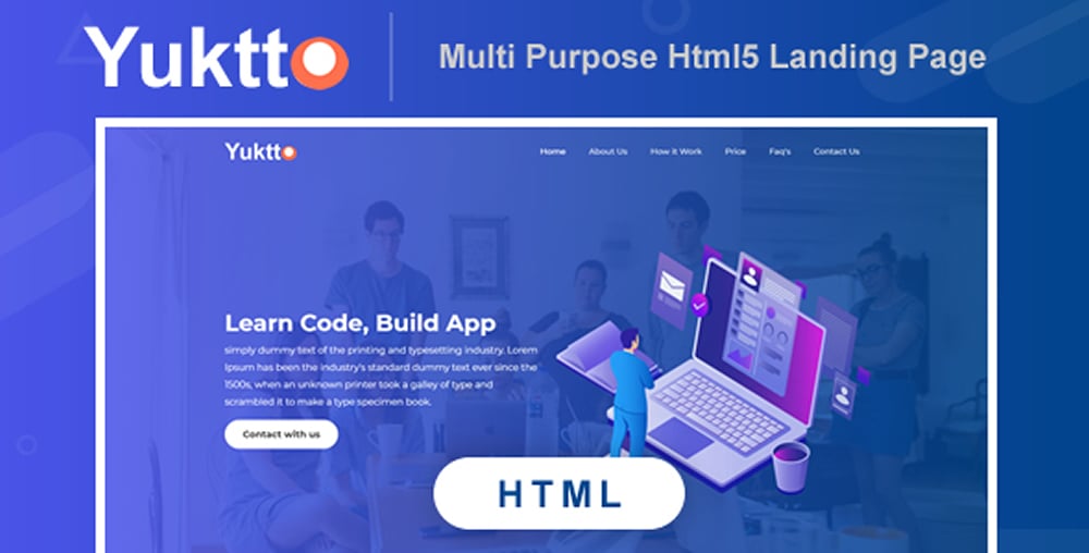 Yuktto | Multi Purpose Html5 Responsive Business Website Template