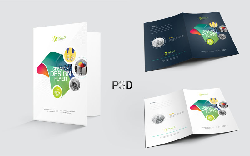 Bright Color Presentation Folder - Corporate Identity Template