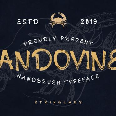 Textured Handlettered Fonts 103948