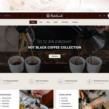 Tobacco Drink WooCommerce Themes 104146