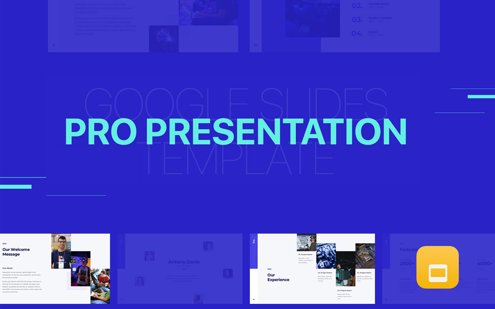 Pro Presentation - Animated Google Slides