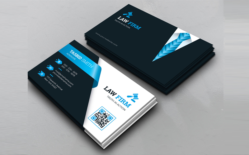 Law Firm Business Card - Corporate Identity Template