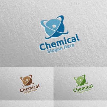 Chemical Microbiology Logo Templates 104201