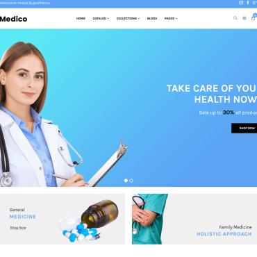 Responsive Doctor Shopify Themes 104259