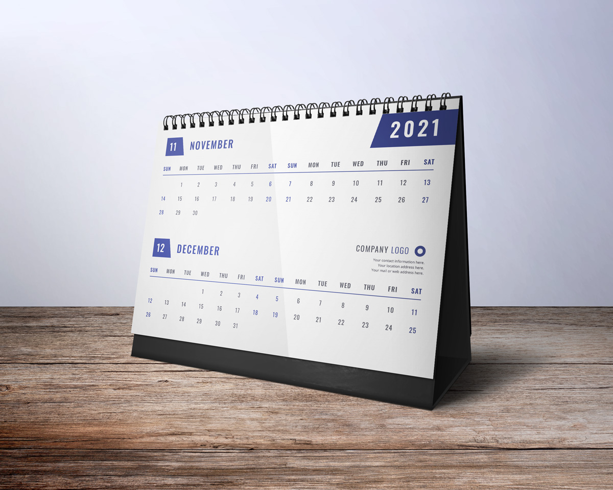 Desk calendar 2021 Planner