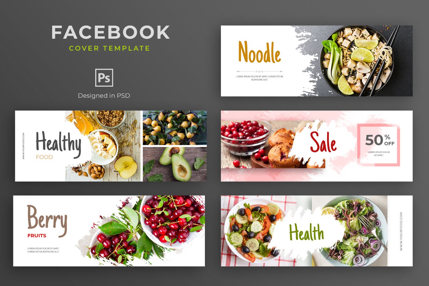 Fruit Healthy Sale Social Media Template