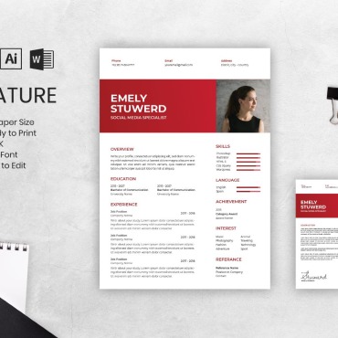 Cv Job Resume Templates 104352