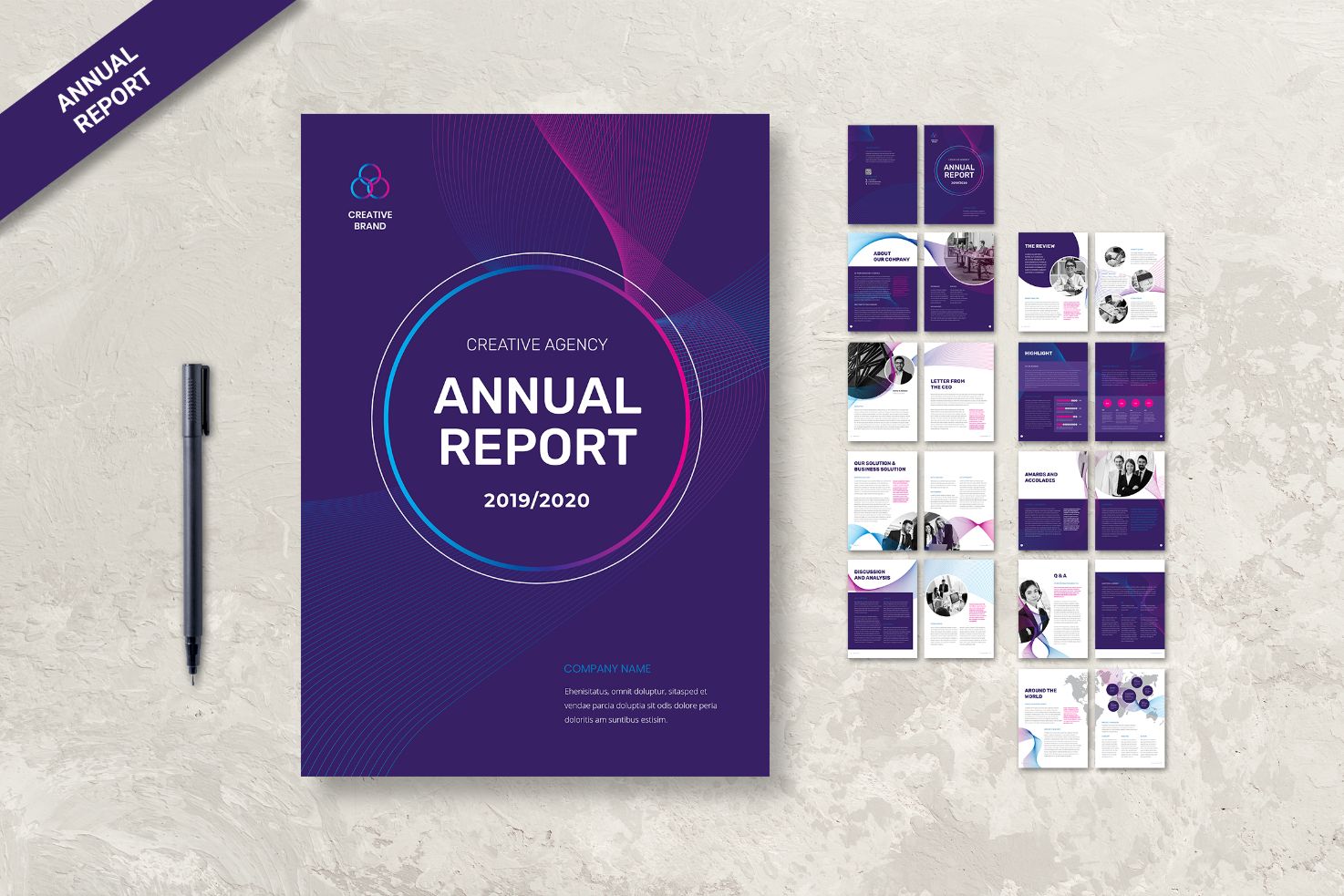 Best Annual Report Template Designs