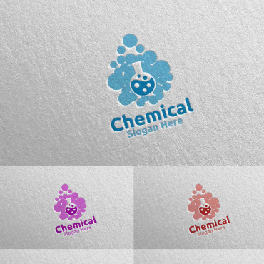 Chemical Microbiology Logo Templates 104502