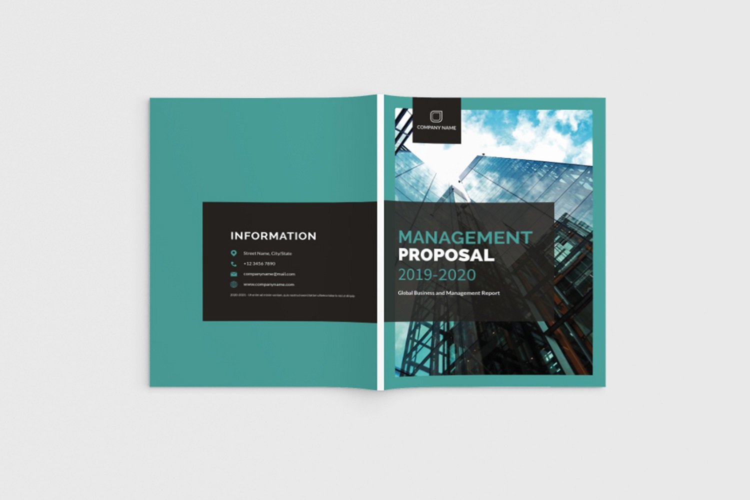 Mager - A4 Management Brochure - Corporate Identity Template