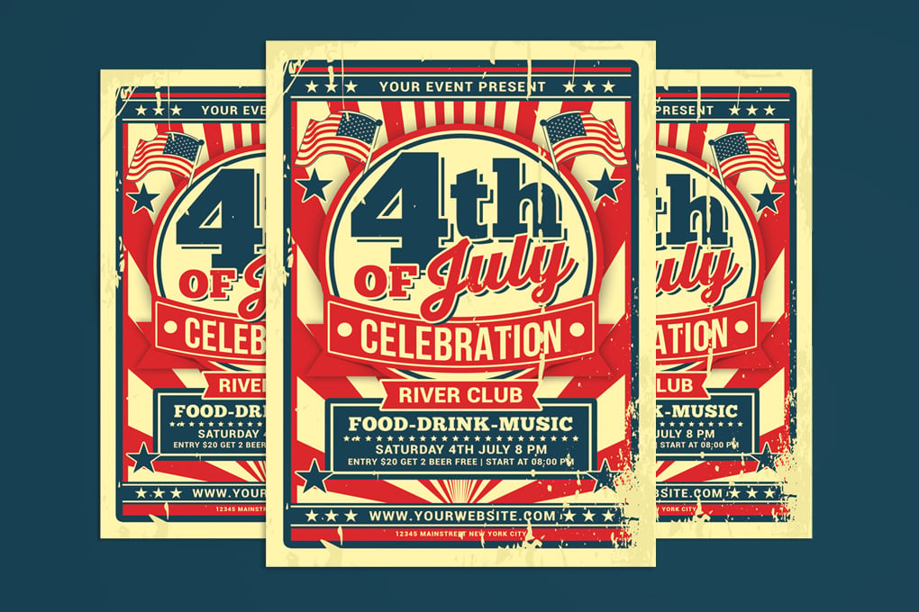 4th of July Celebration - Corporate Identity Template