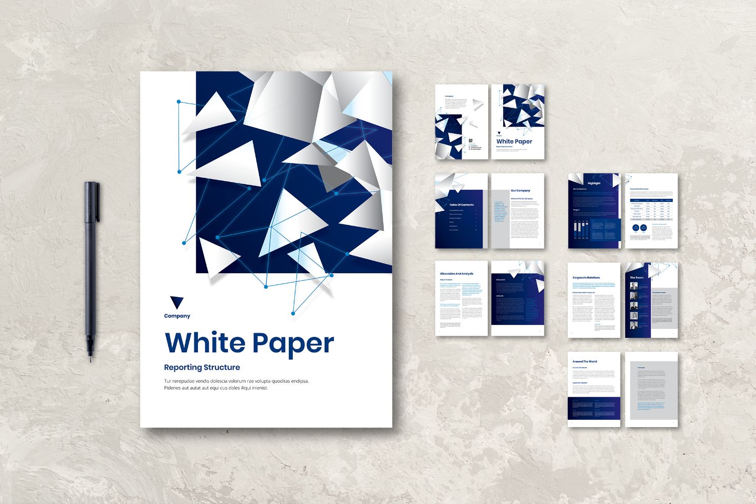 Whitepaper Book Report - Corporate Identity Template