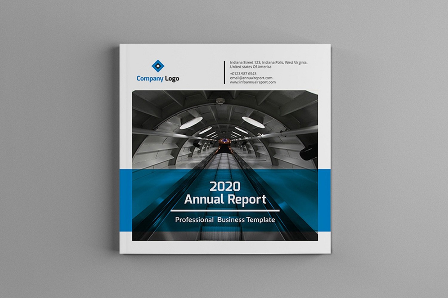 Mblandang - Square Annual Report Brochure - Corporate Identity Template