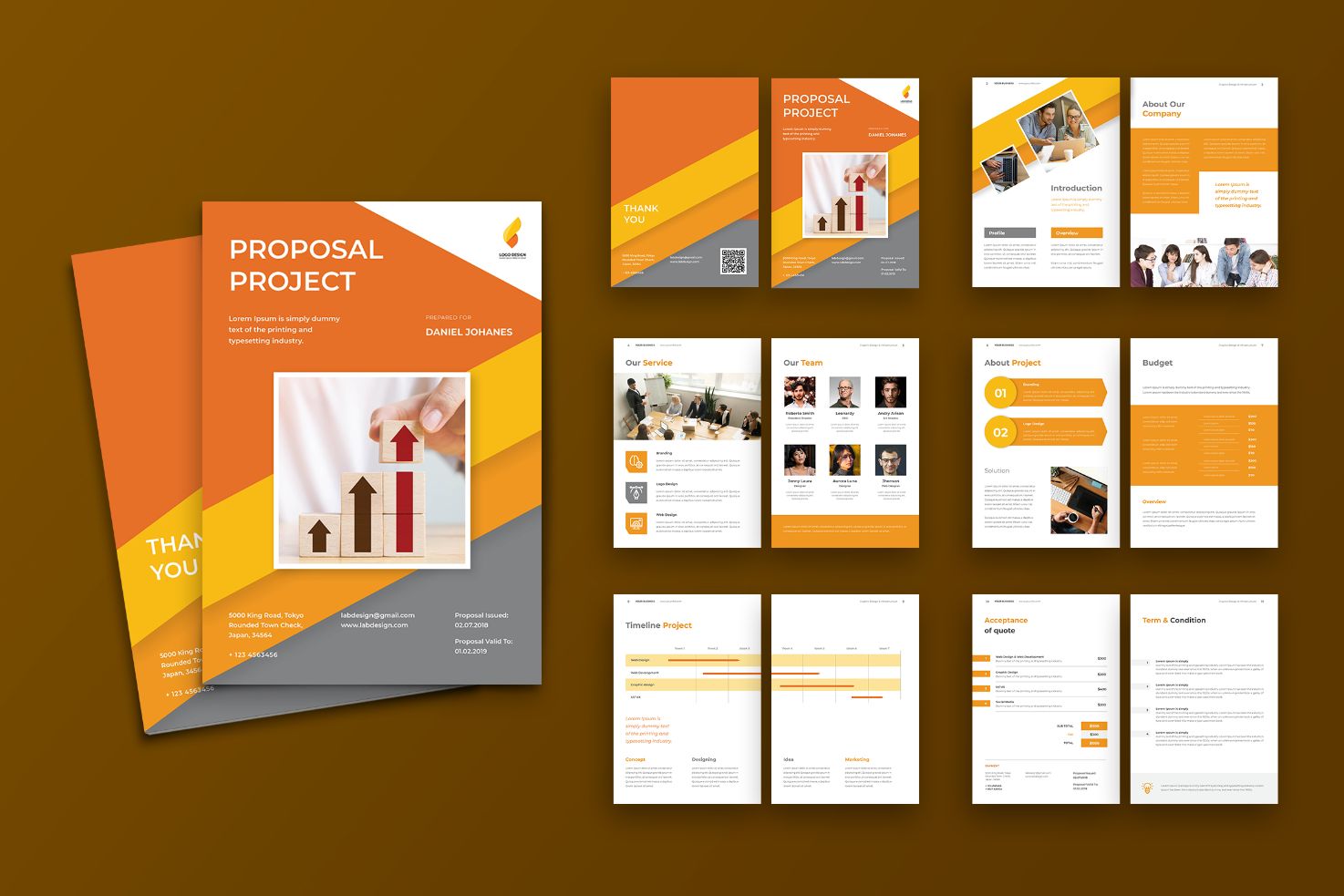 Proposal Financial Management - Corporate Identity Template