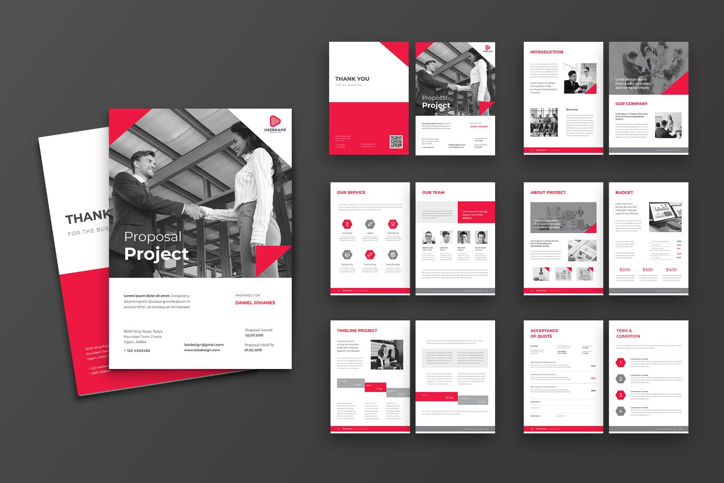 Proposal FInancial Budgeting - Corporate Identity Template