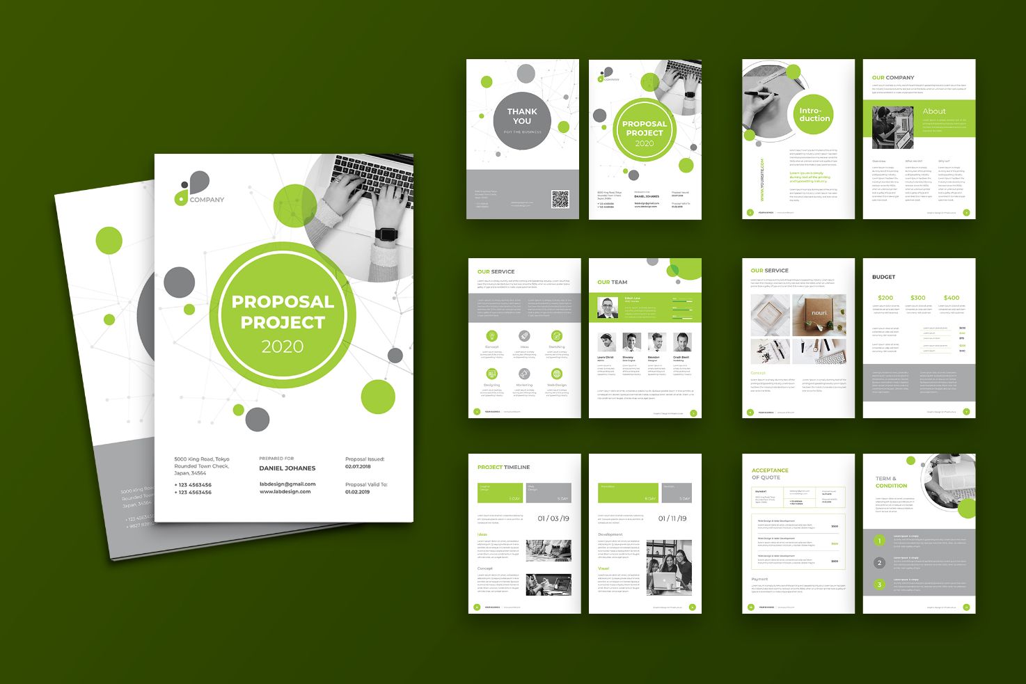 Proposal Professional Designing - Corporate Identity Template