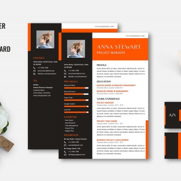 Company Corporate Resume Templates 104678