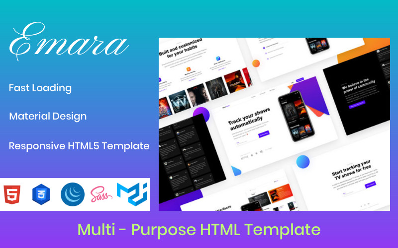 Emara - Responsive Multi-Purpose HTML Website Template