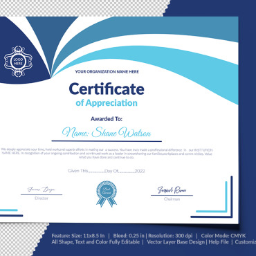 Appreciation Recognition Certificate Templates 104730