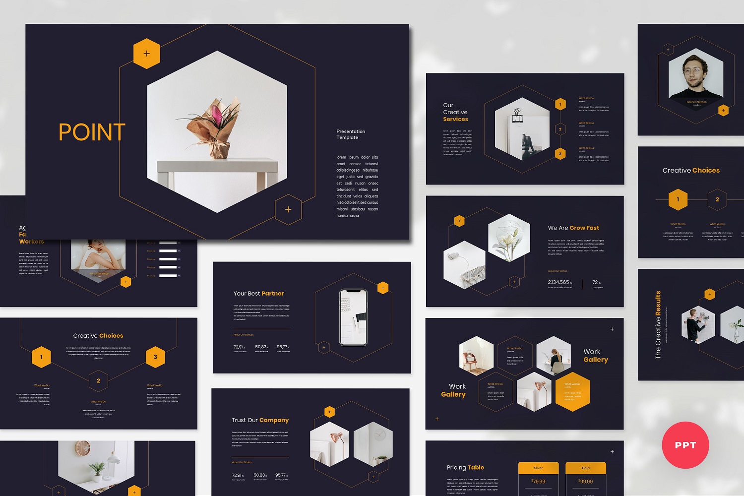 Point - Creative PowerPoint Template