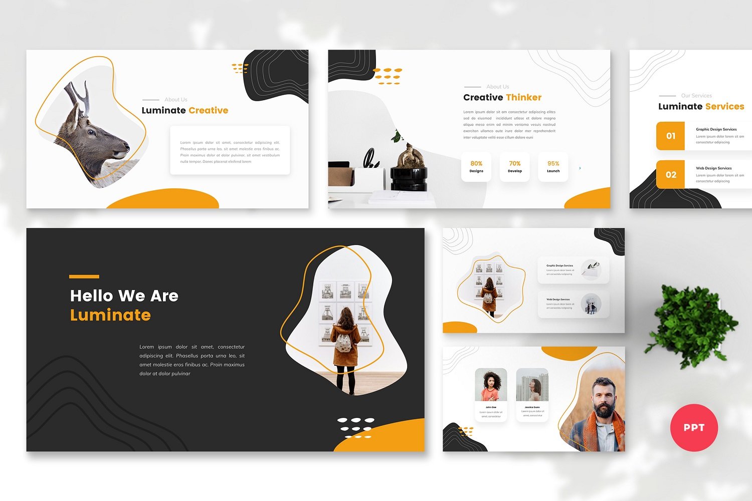 Luminate - Creative PowerPoint template