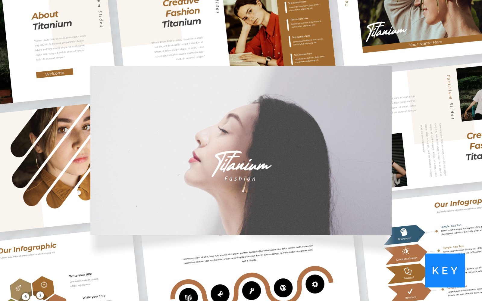 Titanium - Fashion - Keynote template