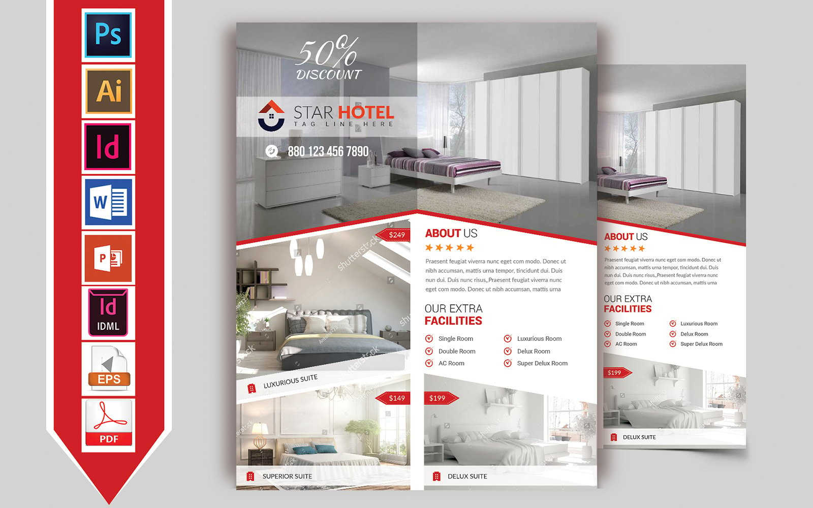 Hotel Flyer Vol-10 - Corporate Identity Template