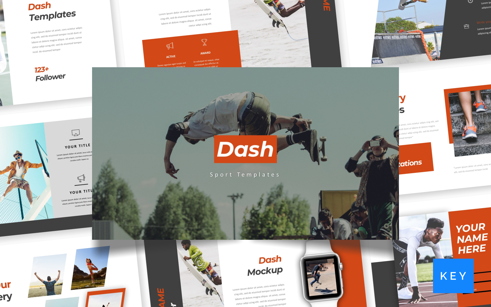 Dash - Sport - Keynote template