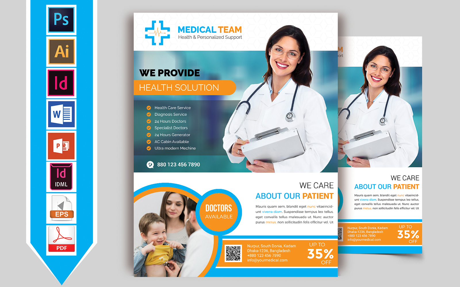 Doctor & Medical Flyer Vol-08 - Corporate Identity Template