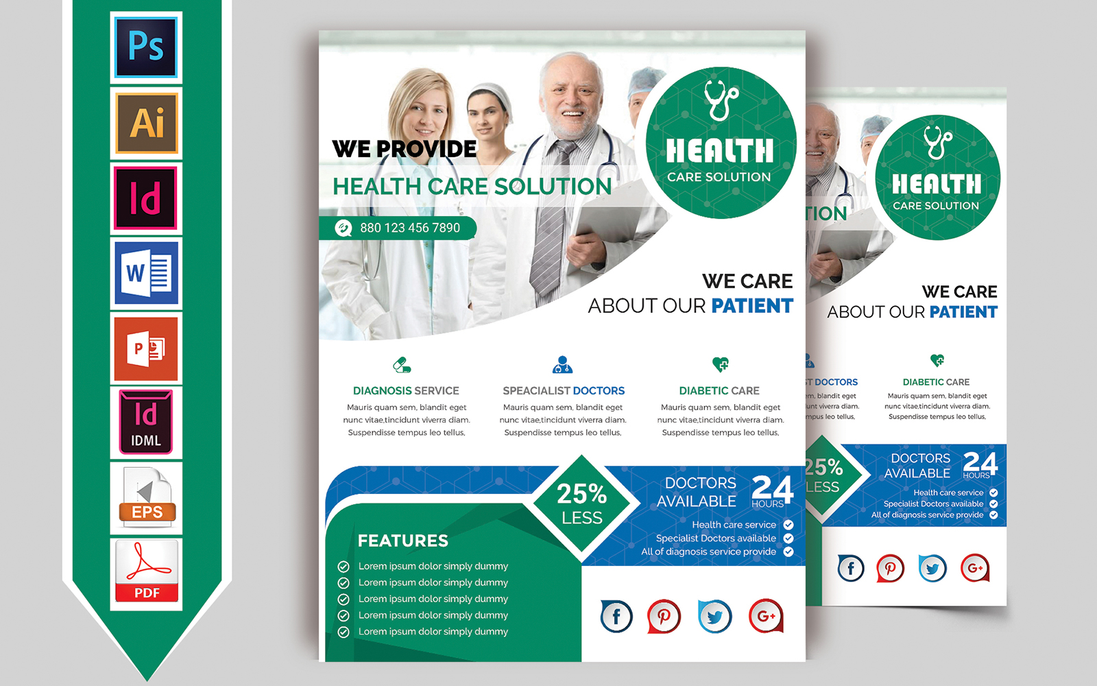 Doctor & Medical Flyer Vol-01 - Corporate Identity Template