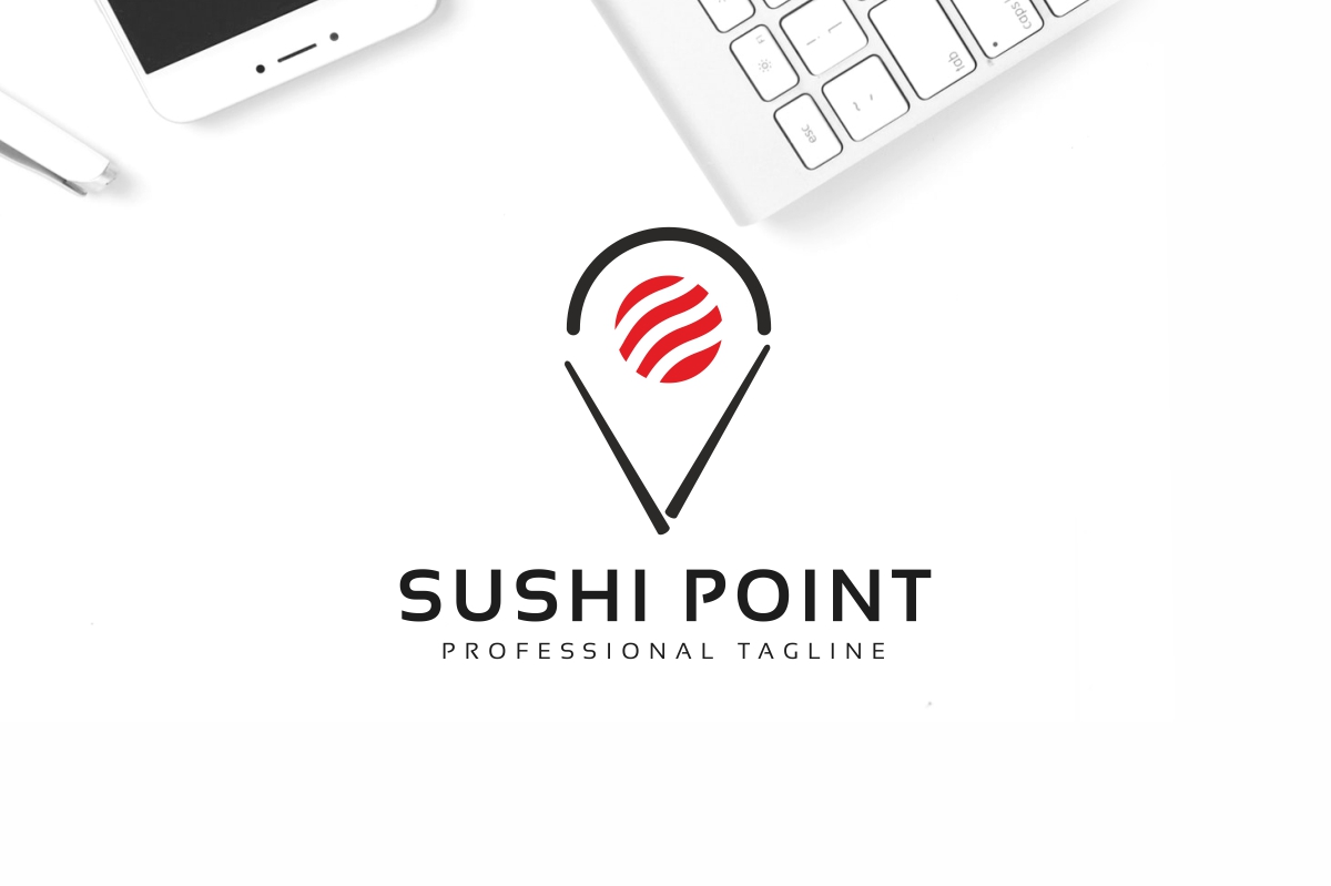Sushi Point Logo Template
