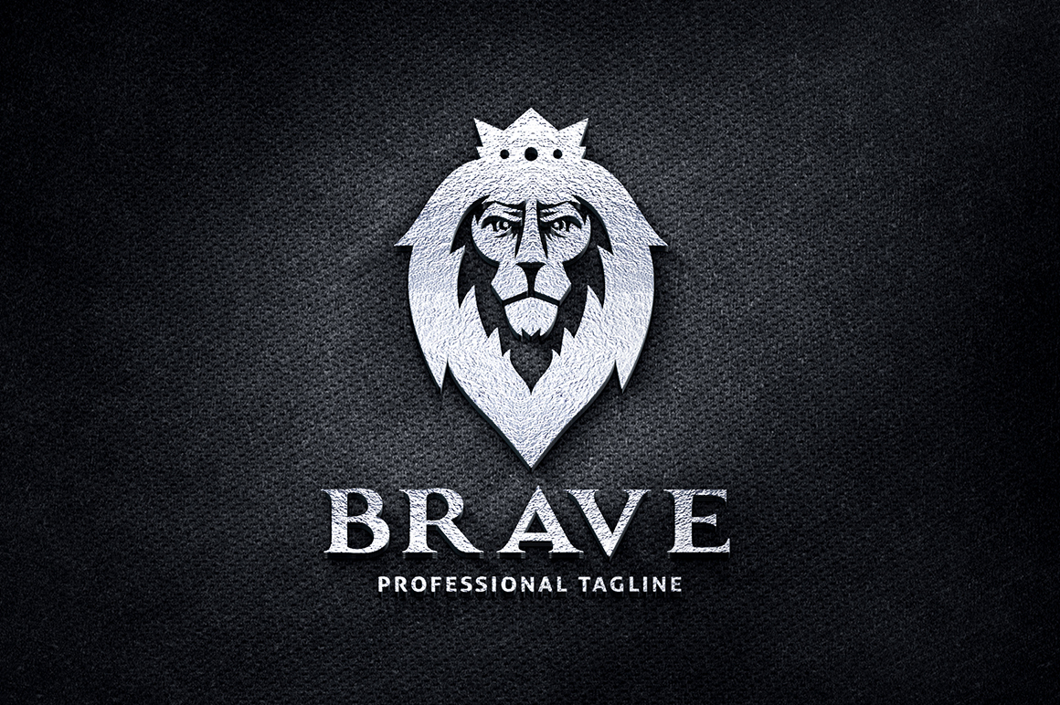 Brave Lion Logo Template